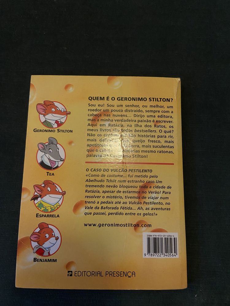 Geronimo Stilton - O caso do vulcão Pestilento.