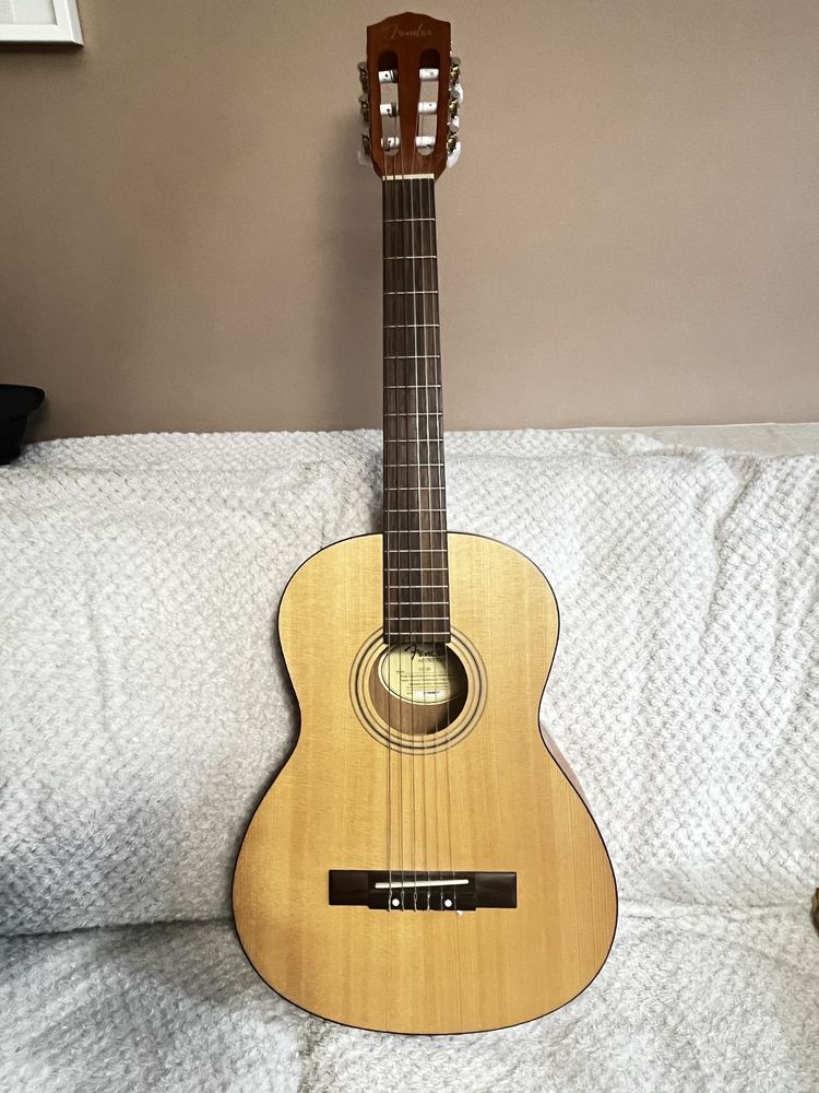 Gitara z pokrowcem, dla dziecka rozm. 36