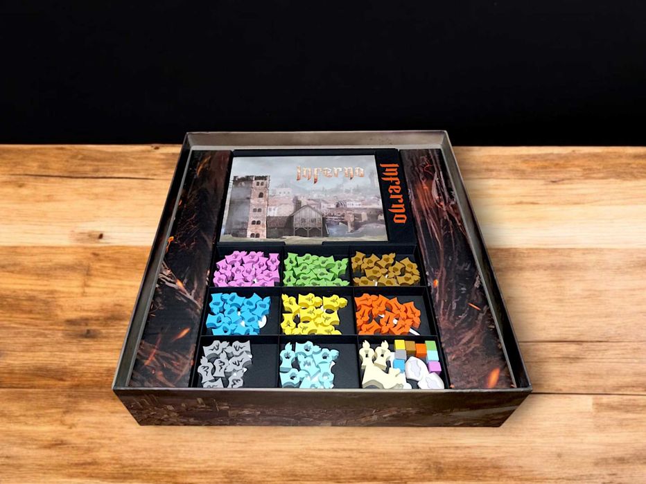 Inferno - Insert / organizer do gry planszowej PL/ENG