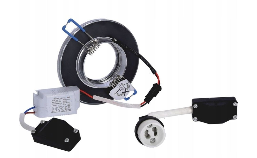 Halogen LED z opaska LED niebieską nowe 4szt