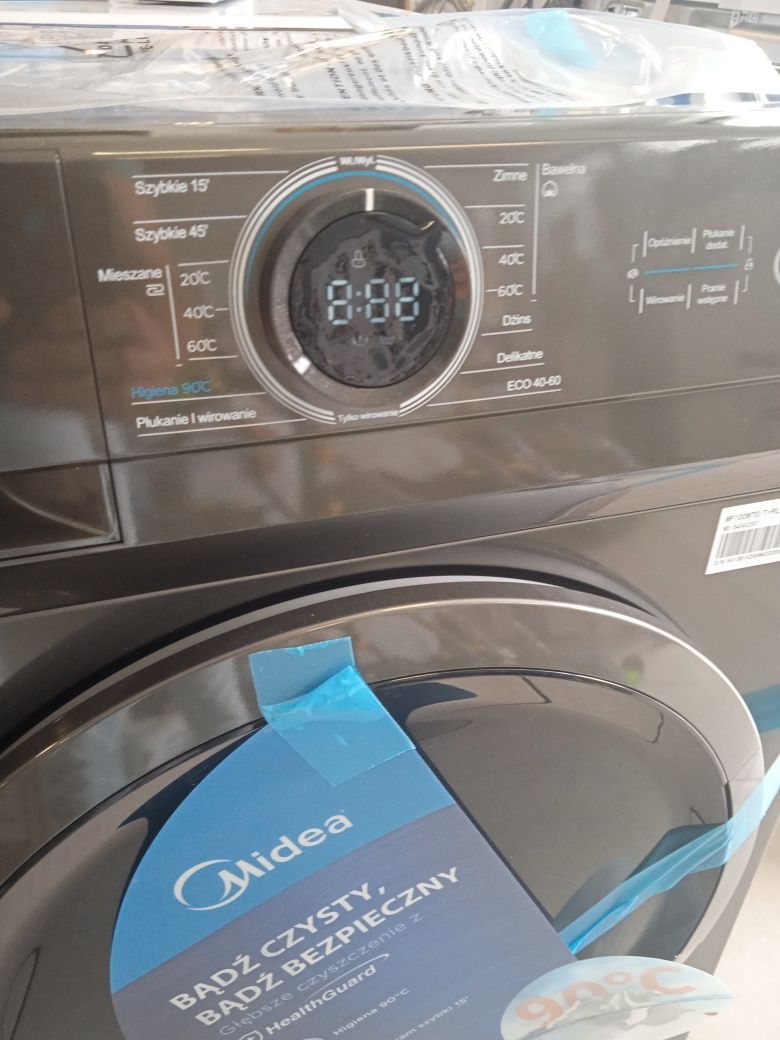 Midea Pralka Slim MF100W70/T-PL 7 kg srebrna