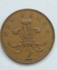 P M511, stara moneta 2p new pence 1971 UK Elizabeth II rzadka