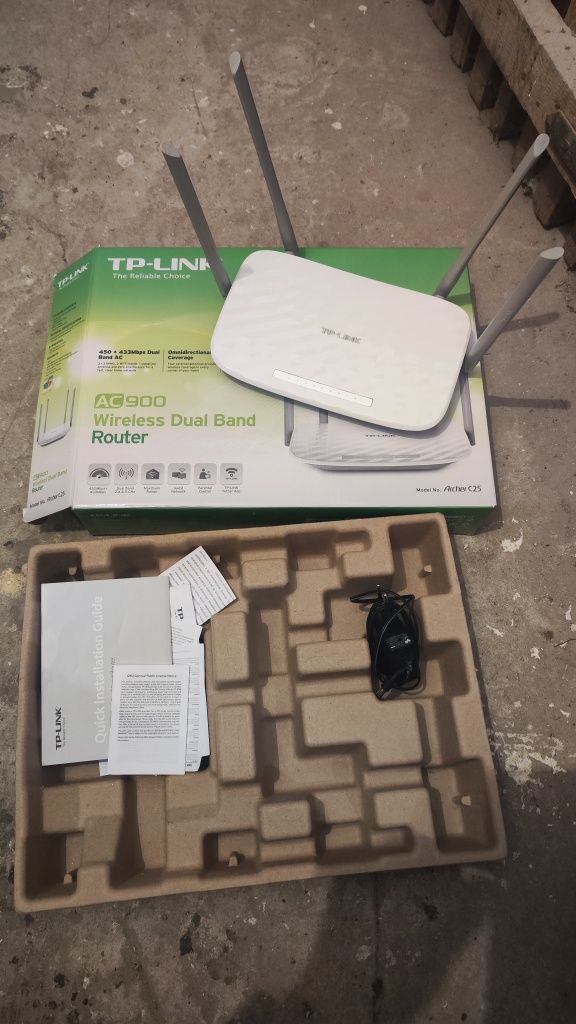 TP-LINK Dwupasmowy, bezprzewodowy router Archer C25