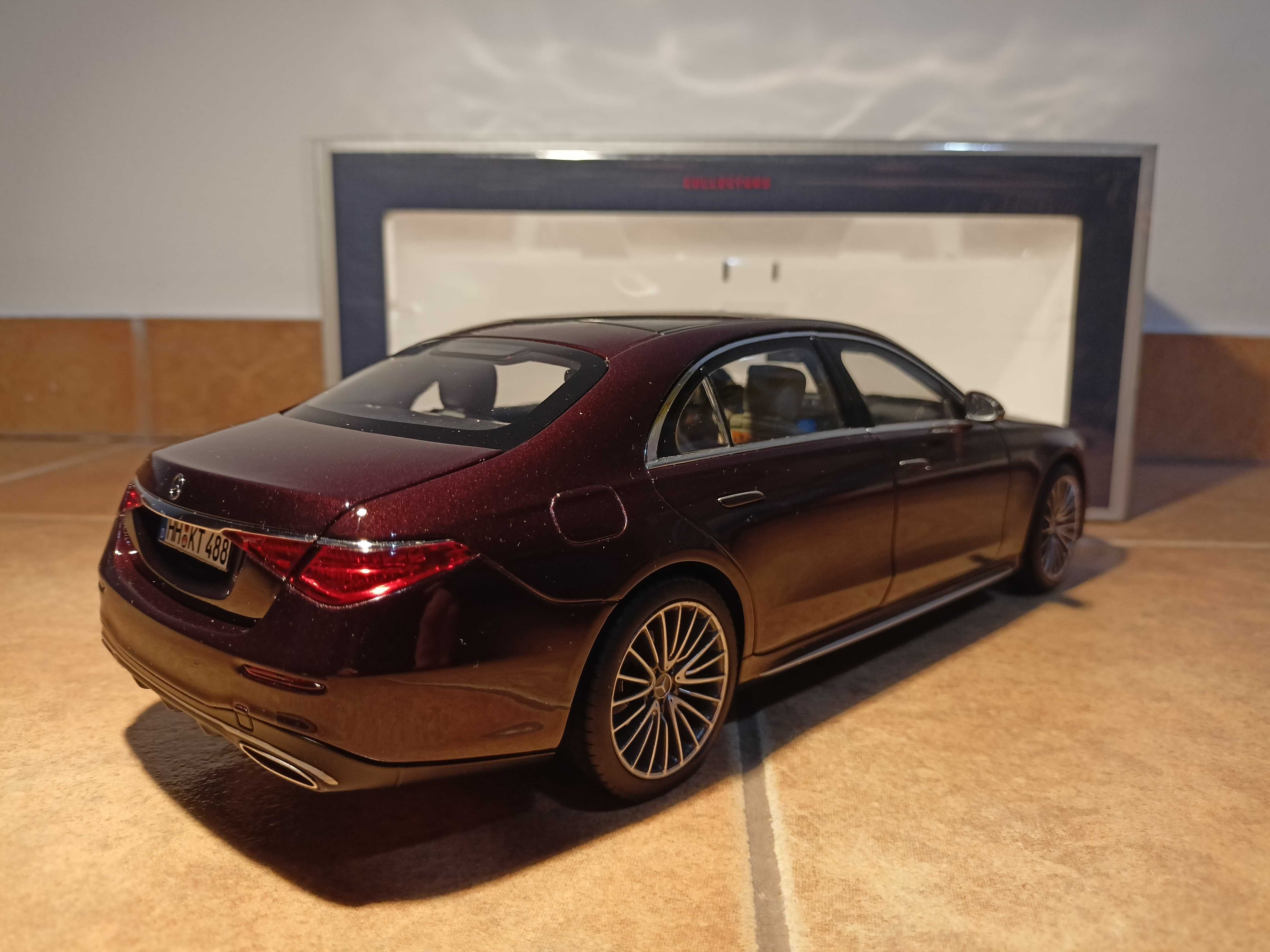 Mercedes S-Class W223 model w skali 1:18 Norev/otwierane elementy