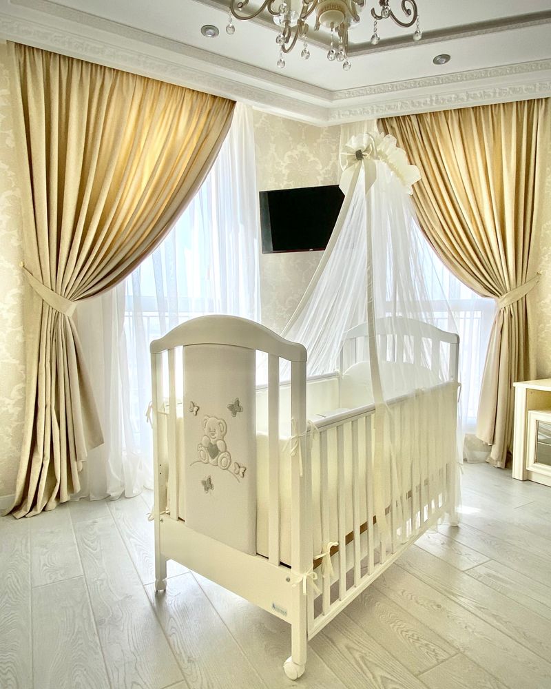 Детская кроватка и комод (пеленатор) Azzurra Design Sophia