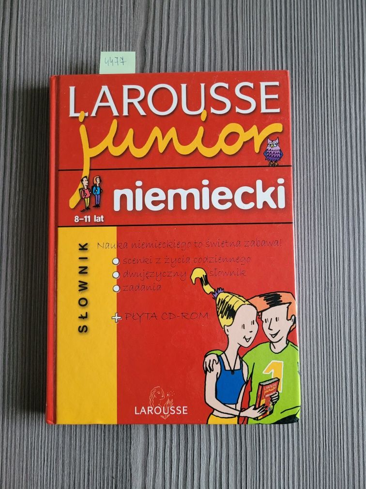 4477."Larousse Junior" J.niemiecki +płyta