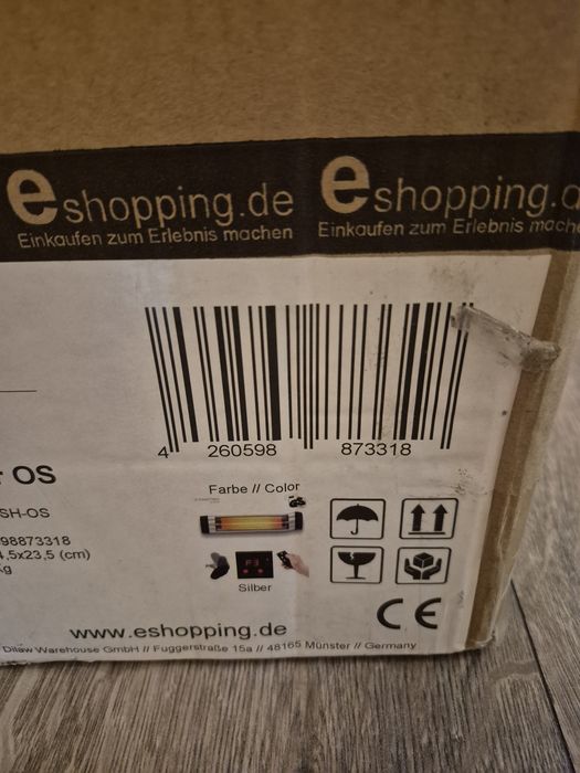 promiennik podczerwieni tarasowy 2500w grzejnik