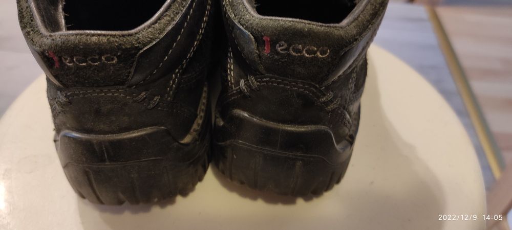 ECCO, męskie botki skórzane r. 38