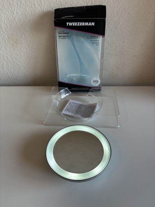 Espelho de bolso Tweezerman Led 15X Mini Mirror