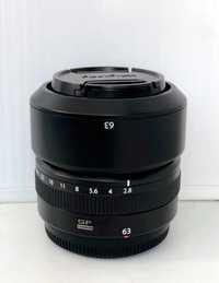 Объектив FUJIFILM FUJINON GF LENS 63mm 1:2:8 R  WR ø62