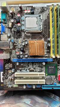Płyta główna Asus P5KPL-AM + 4gb Ram DDR2 + Core 2 Quad Q8200