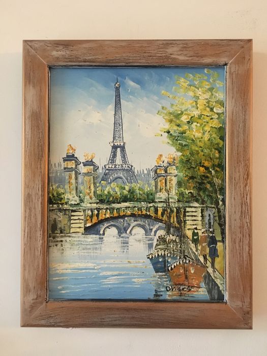 Obraz olejny-Paryż