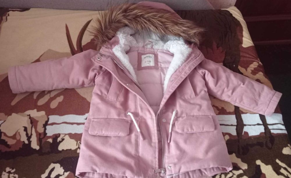Дитяча куртка-парка на віл 2-3 роки (дівчинка)