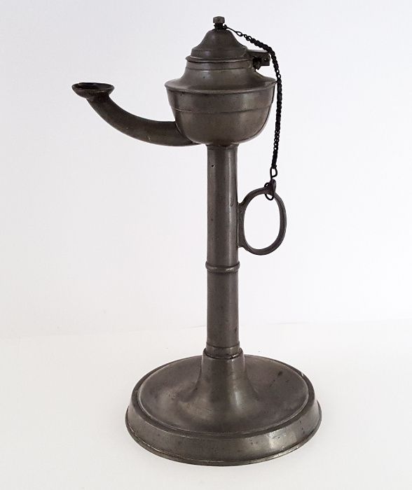 Lampa oliwna z XVIII wieku - udokumentowane pochodzenie