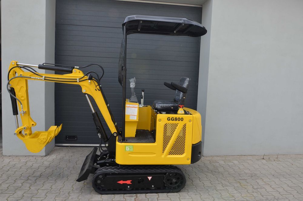 Minikoparka LEASING Nowa minikoparka + osprzęt Günter GG800 Minikop