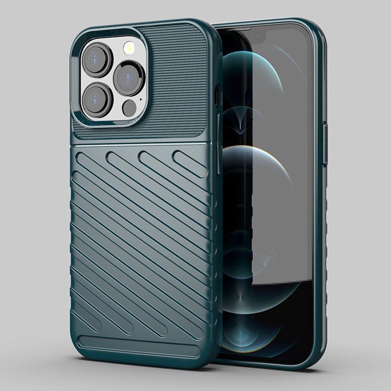 Etui Thunder Case Elastyczne Pancerne Do Iphone 13 Pro Zielony