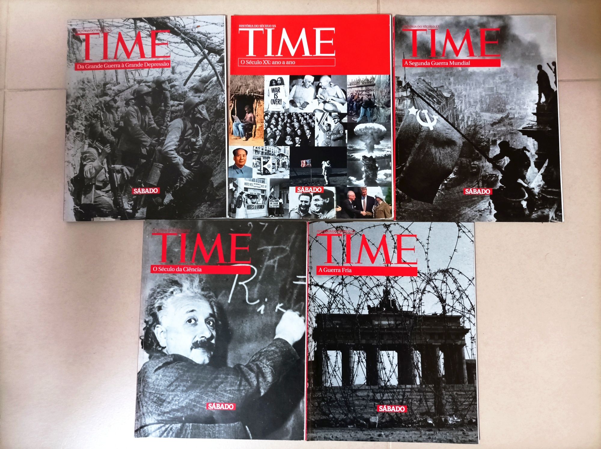 A História do Século XX - Coleção revistas Time (Sábado)