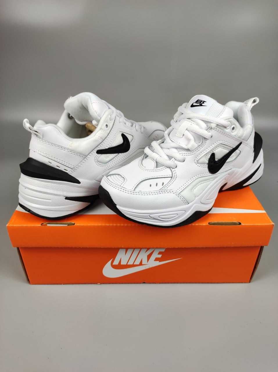 Жіночі кросівки Nike M2K Tekno білий з чорним 9207 СУПЕР