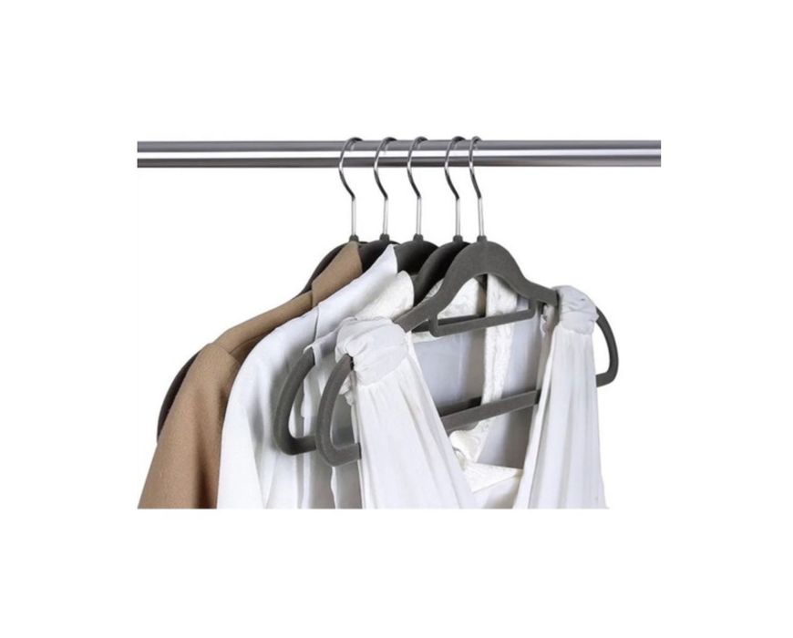 Wieszak na ubrania ZESTAW wysoka jakość obrotowy haczyk 10+10 GRATIS