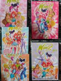 Conjunto 5 filmes de animação DVD Winx