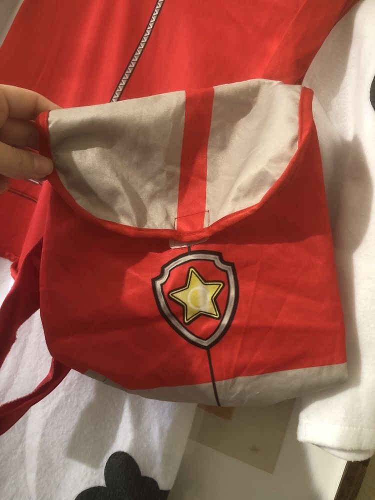 Fato de Carnaval Marshall da Patrulha Pata com chapéu e mochila