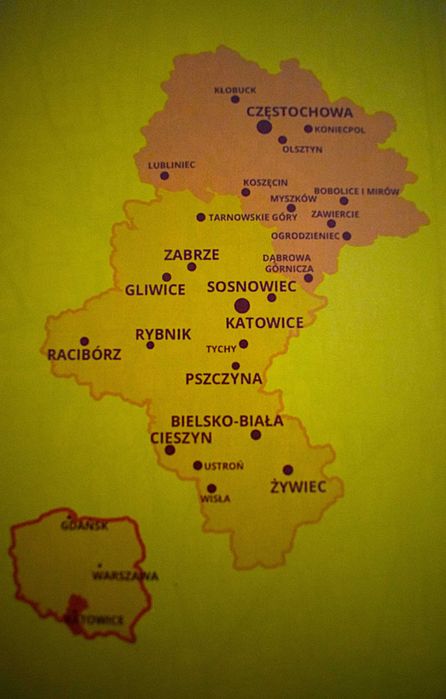 Jura krakowsko-częstochowska mapa turystyczna , stan - Nieużywana