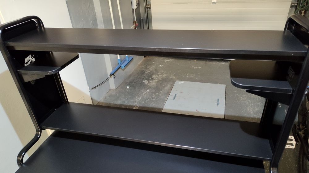 Biurko gamingowe Ikea fredde czarne