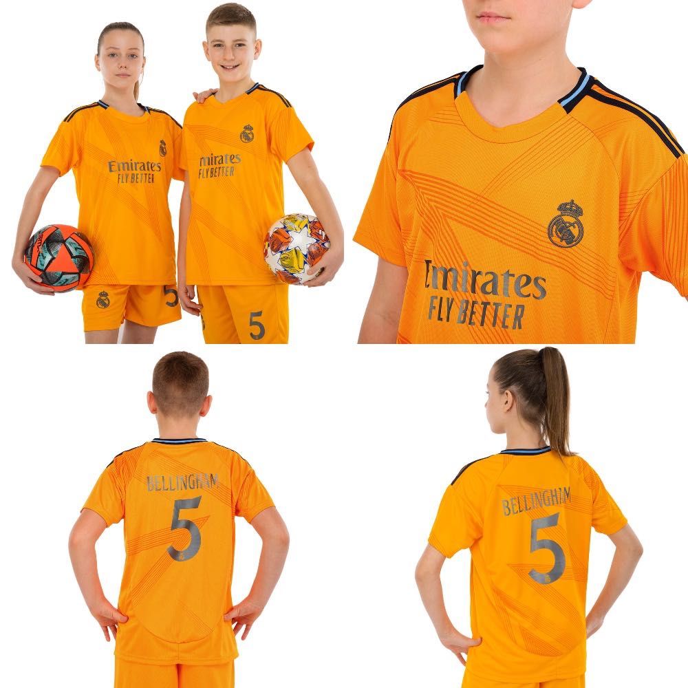 Форма футбольна Real Madrid BELLINGHAM, MBAPPE, VINI JR, 3 вида