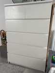 Komoda Malm biała 123x80