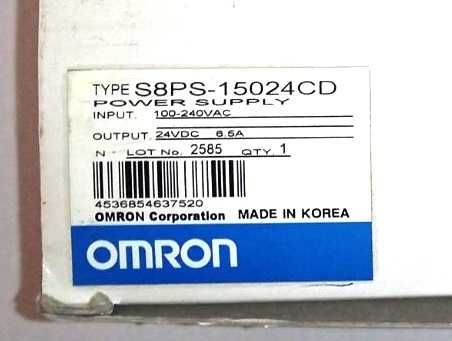 блок живлення S8PS-15024CD Omron 24V 6.5A