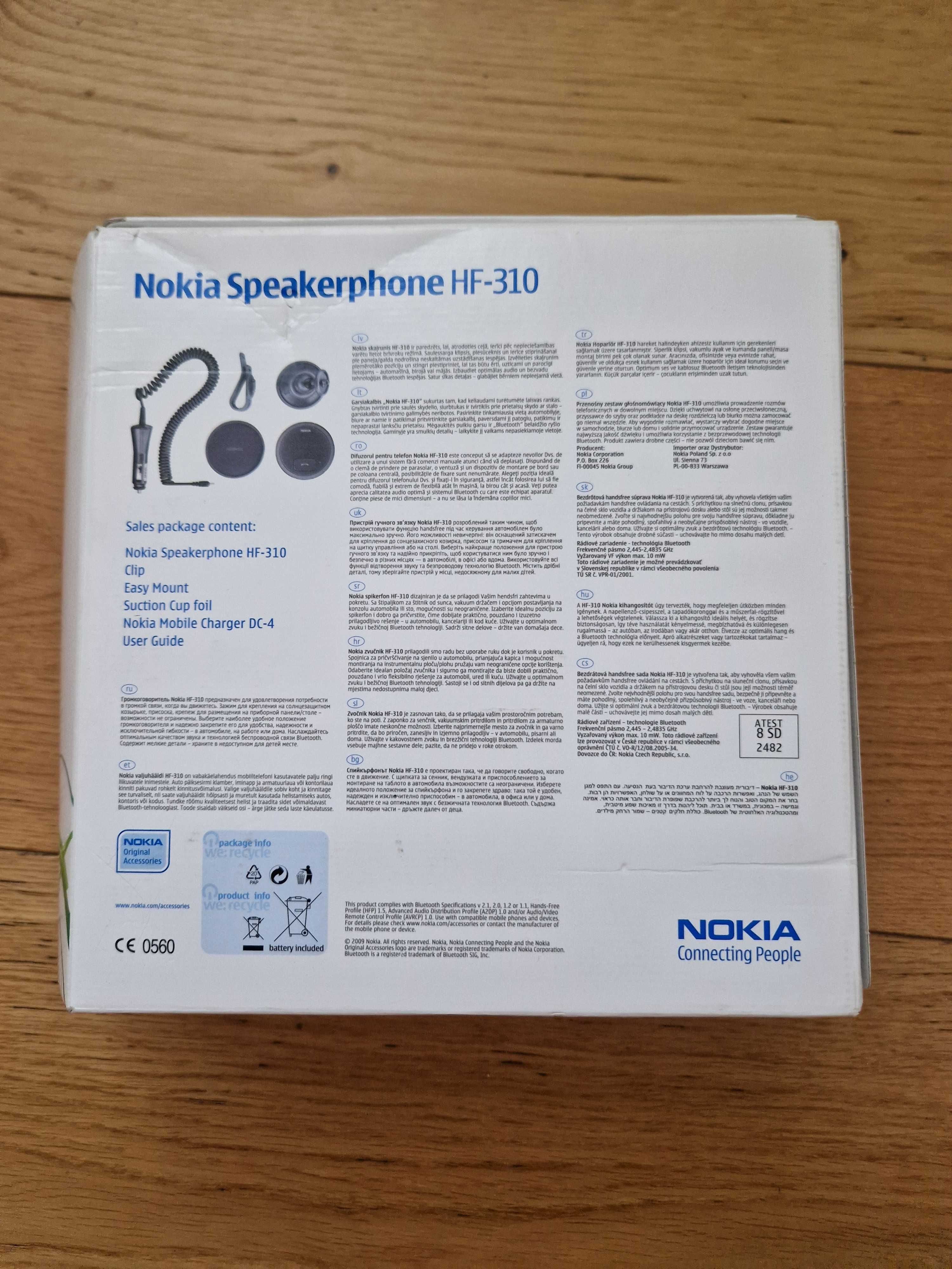 Zestaw głośnomówiący Nokia HF310
