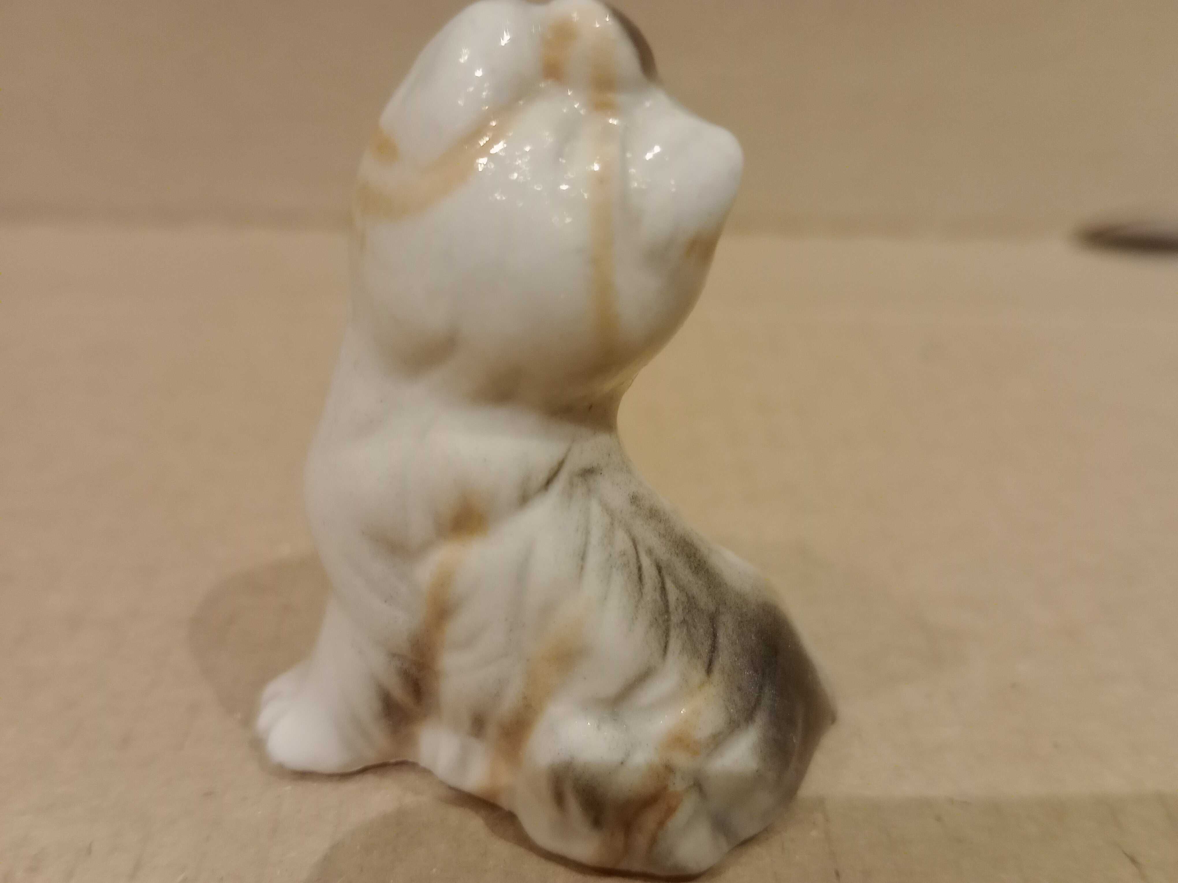 Figurka piesek Yorkshire Terrier, porcelana