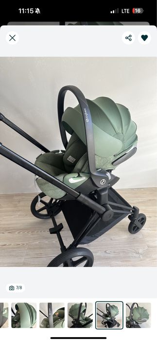 Автокресло Cybex Cloud T i-Size plus Leaf Green 2025