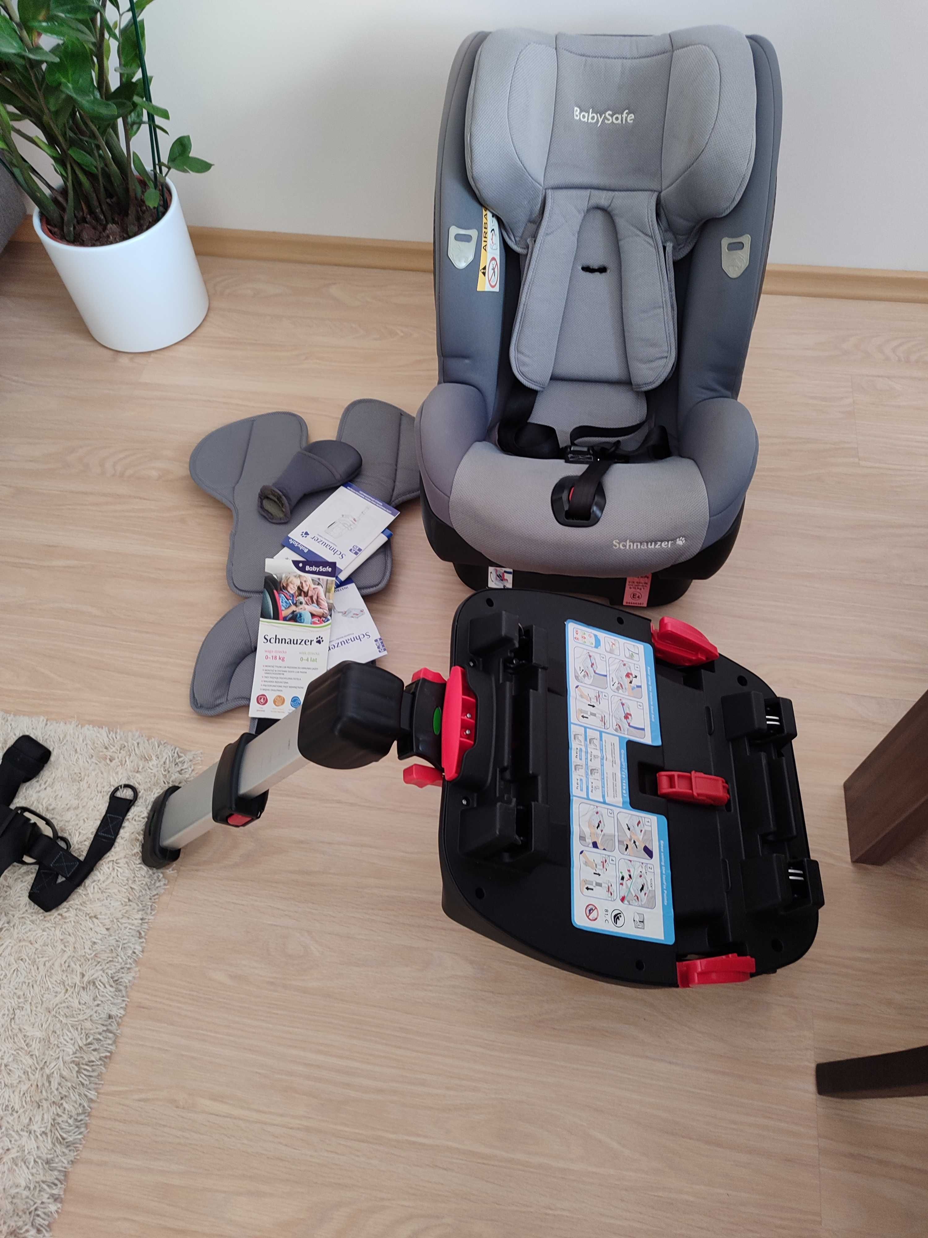 Fotelik BabySafe Schnauzer 0-18 kg ISOFIX