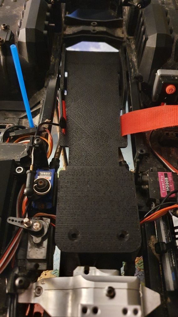 Traxxas TRX 4 uchwyt baterii lipo