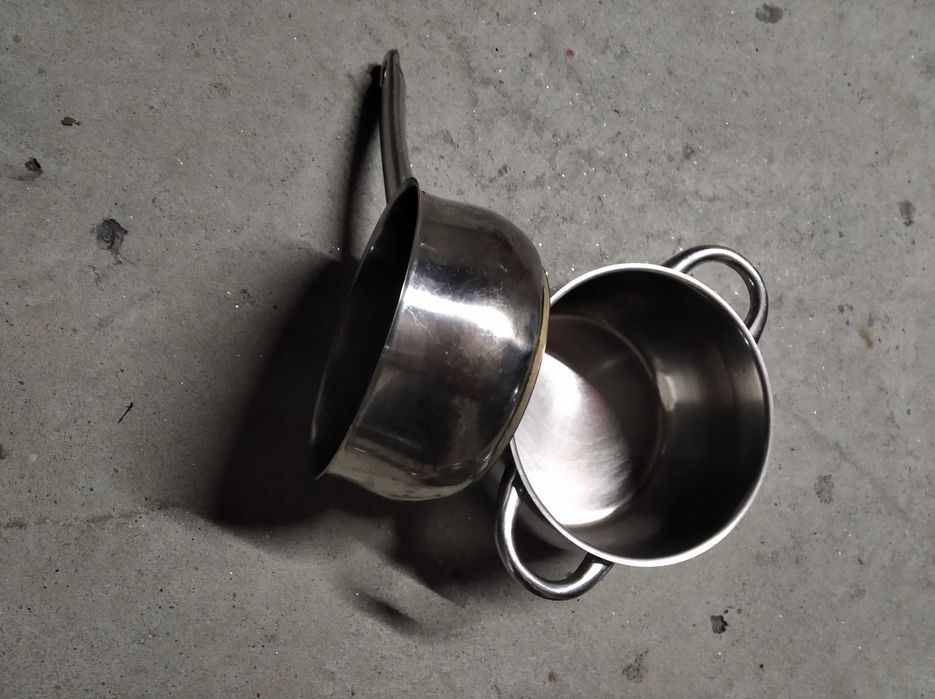 Panelas pequenas de alumínio