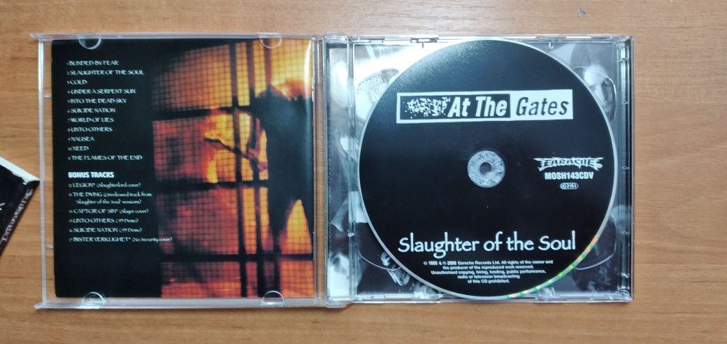 At The Gates - Slaughter of the Soul Metal