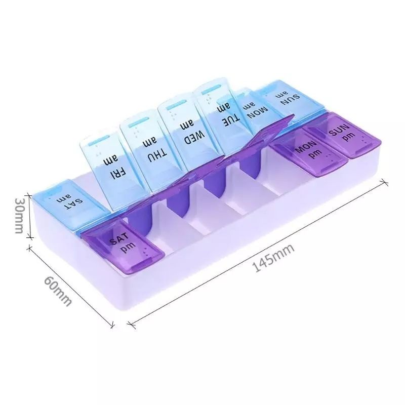 Caixas de medicação novas com portes incluídos