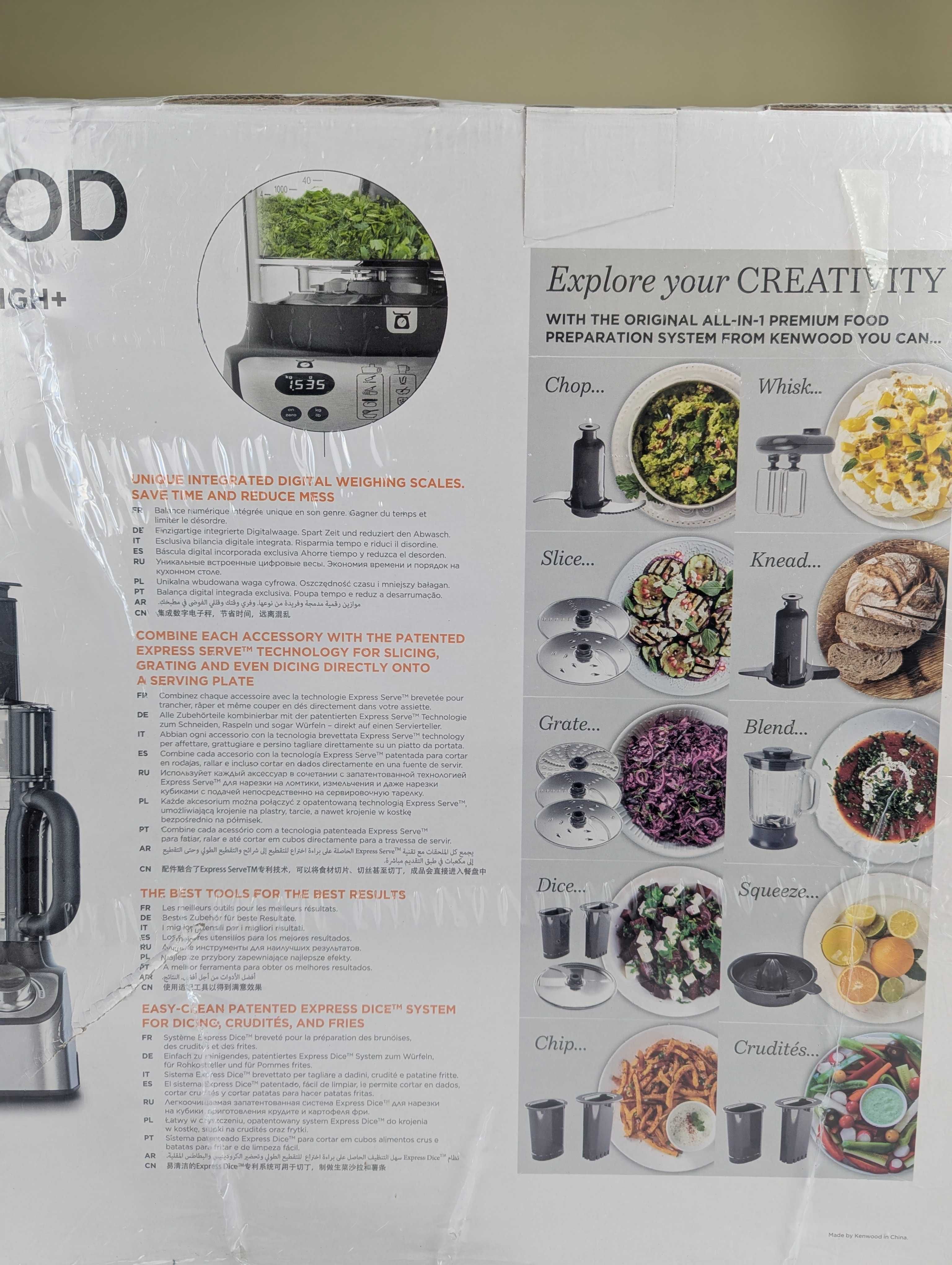 NOVO - Processador KENWOOD Multipro Express Weigh + FDM71.960SS