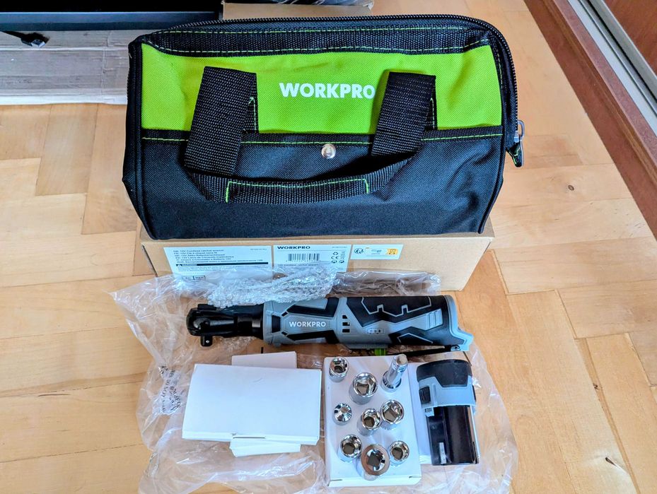 Wkrętarka kątowa Workpro. Zestaw. Nowy