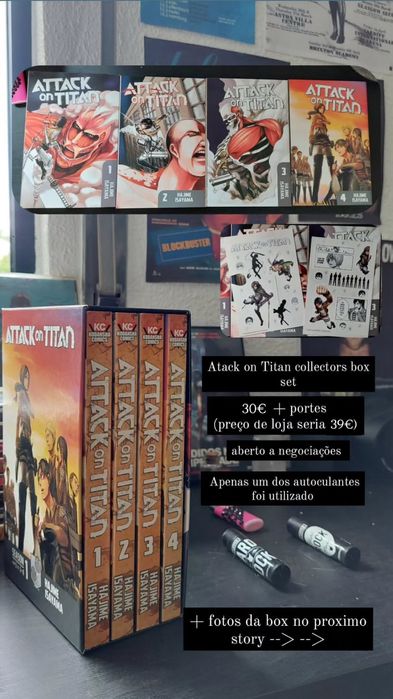 Box set Attack on titan