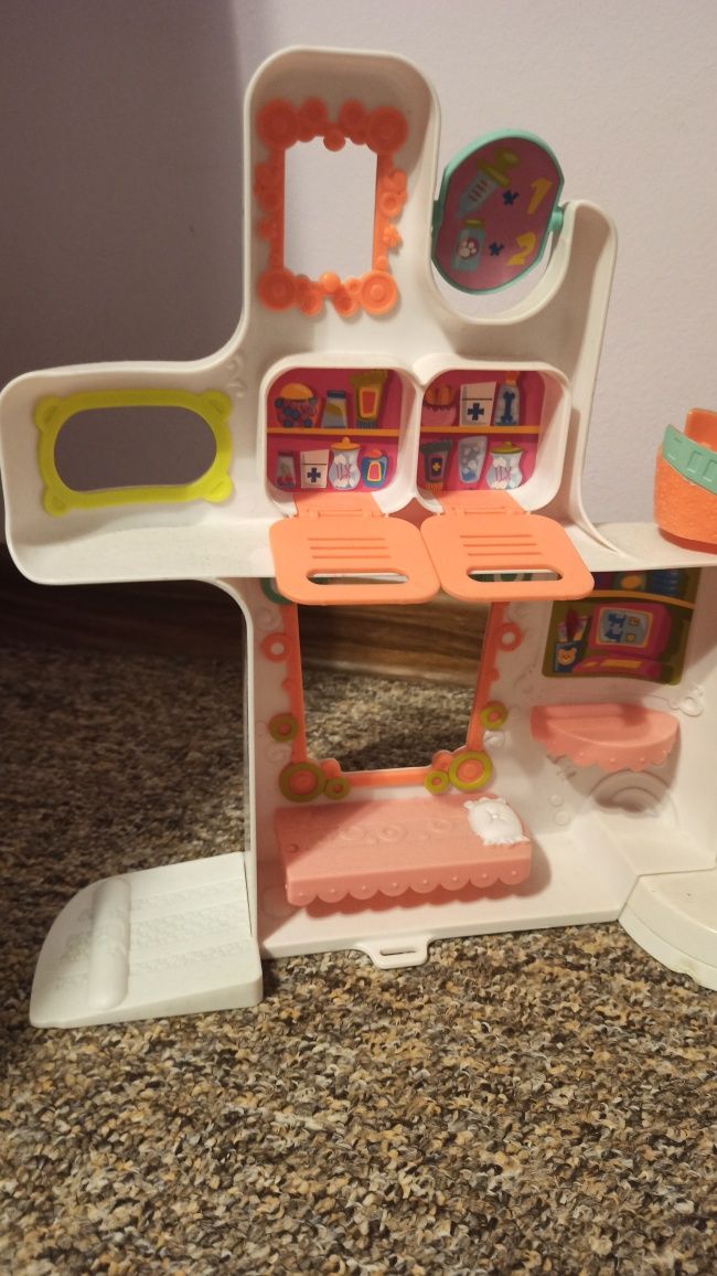 Domek LPS Szpital LITTLESTPETSHOP + dodatki