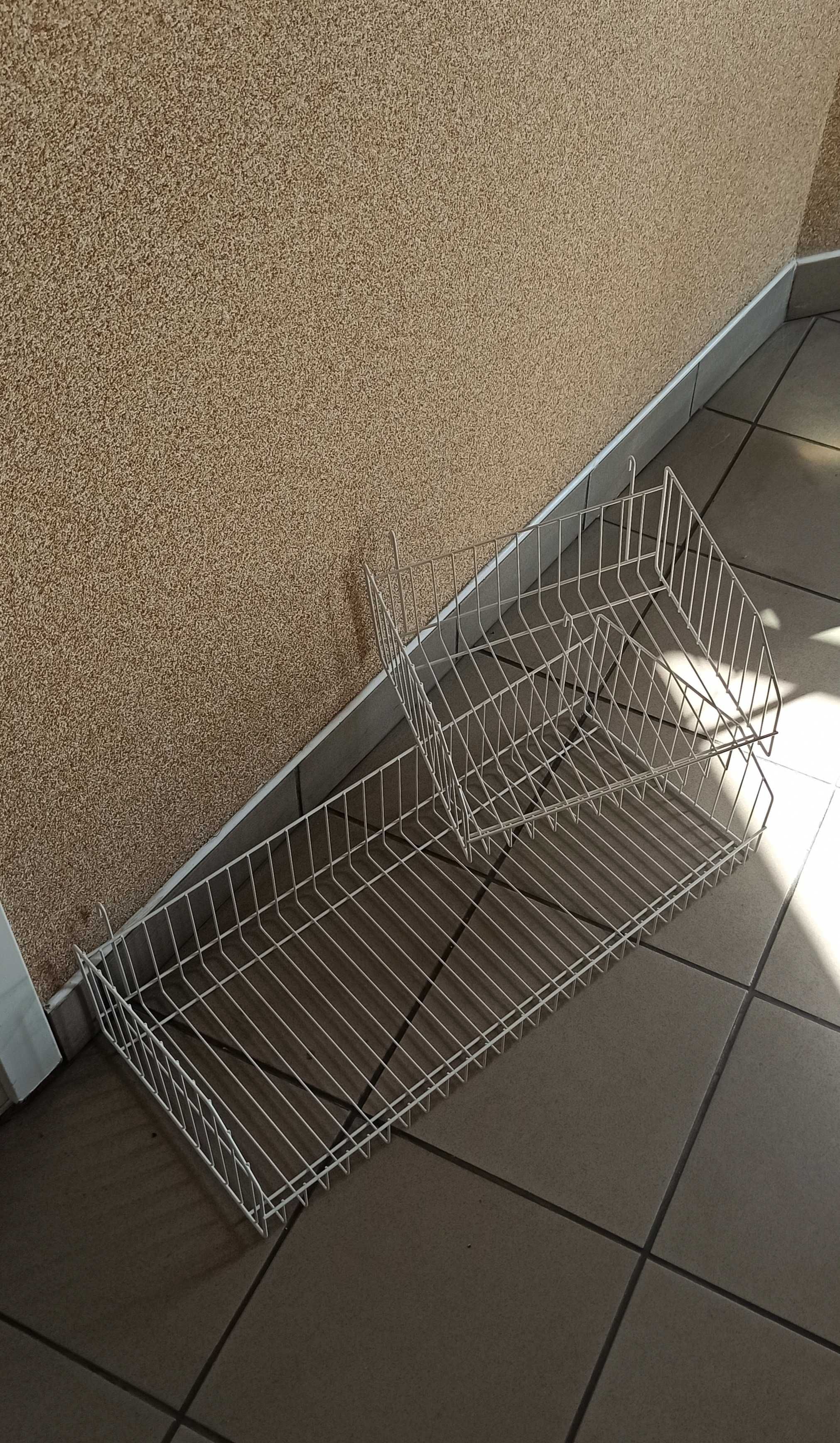 Półka druciana biała