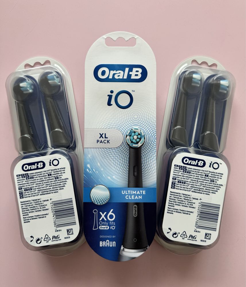 іО Ultimate White Gentle Black Насадки Oral b