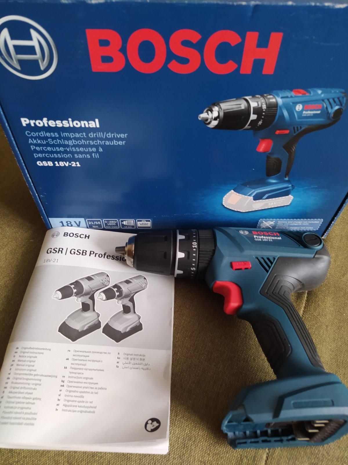 шуруповерт bosch gsb 18-21