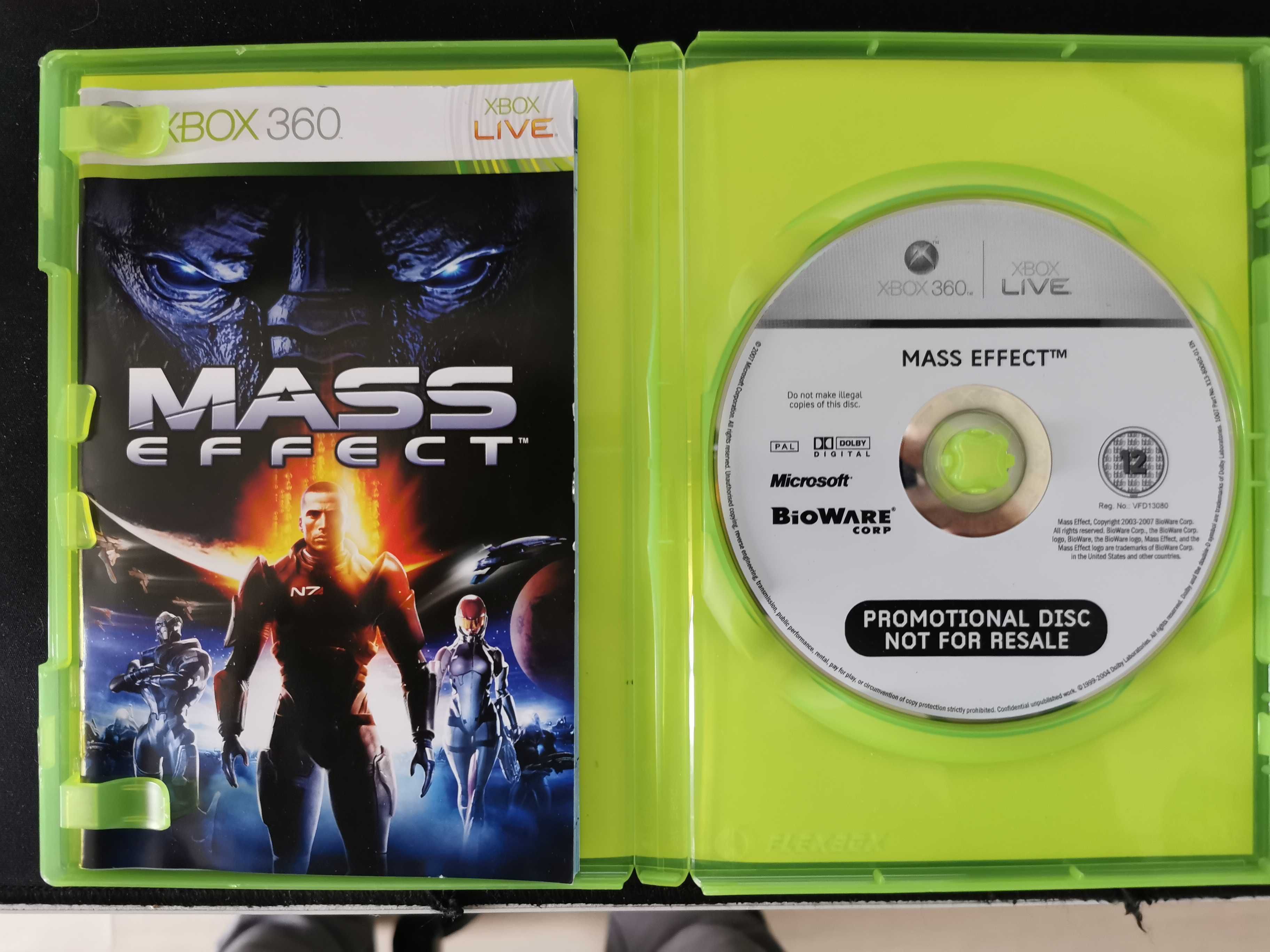 Mass Effect 1 Raro Promotional copy  Xbox 360