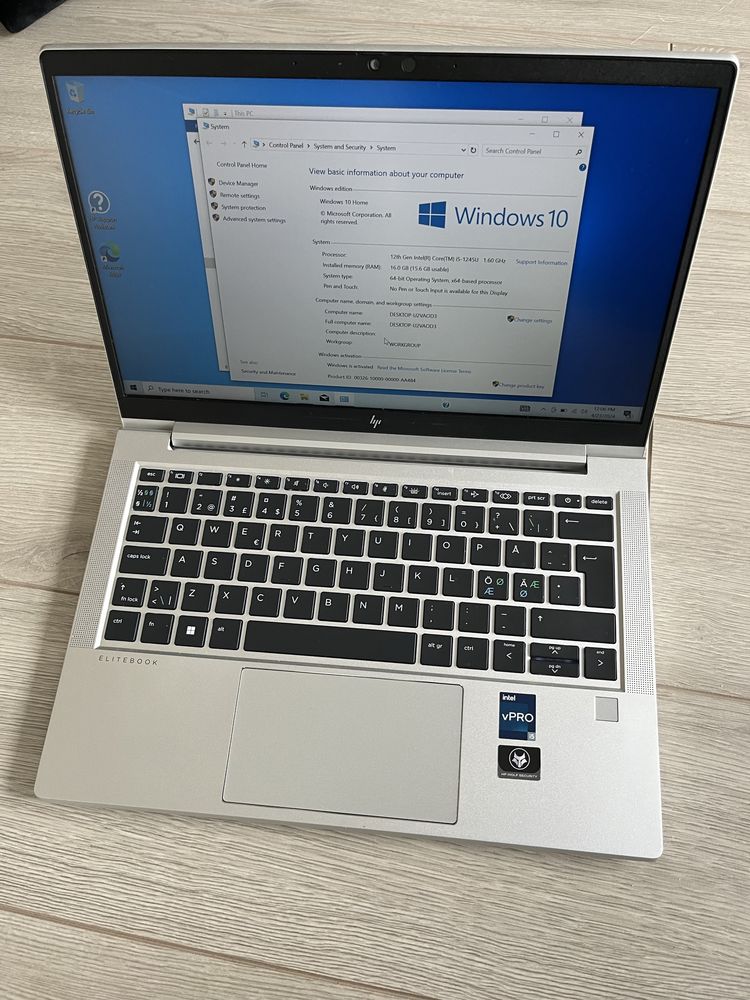 Hp elitebook 630 g9 core i5 1245u 16ram 13.3fhd