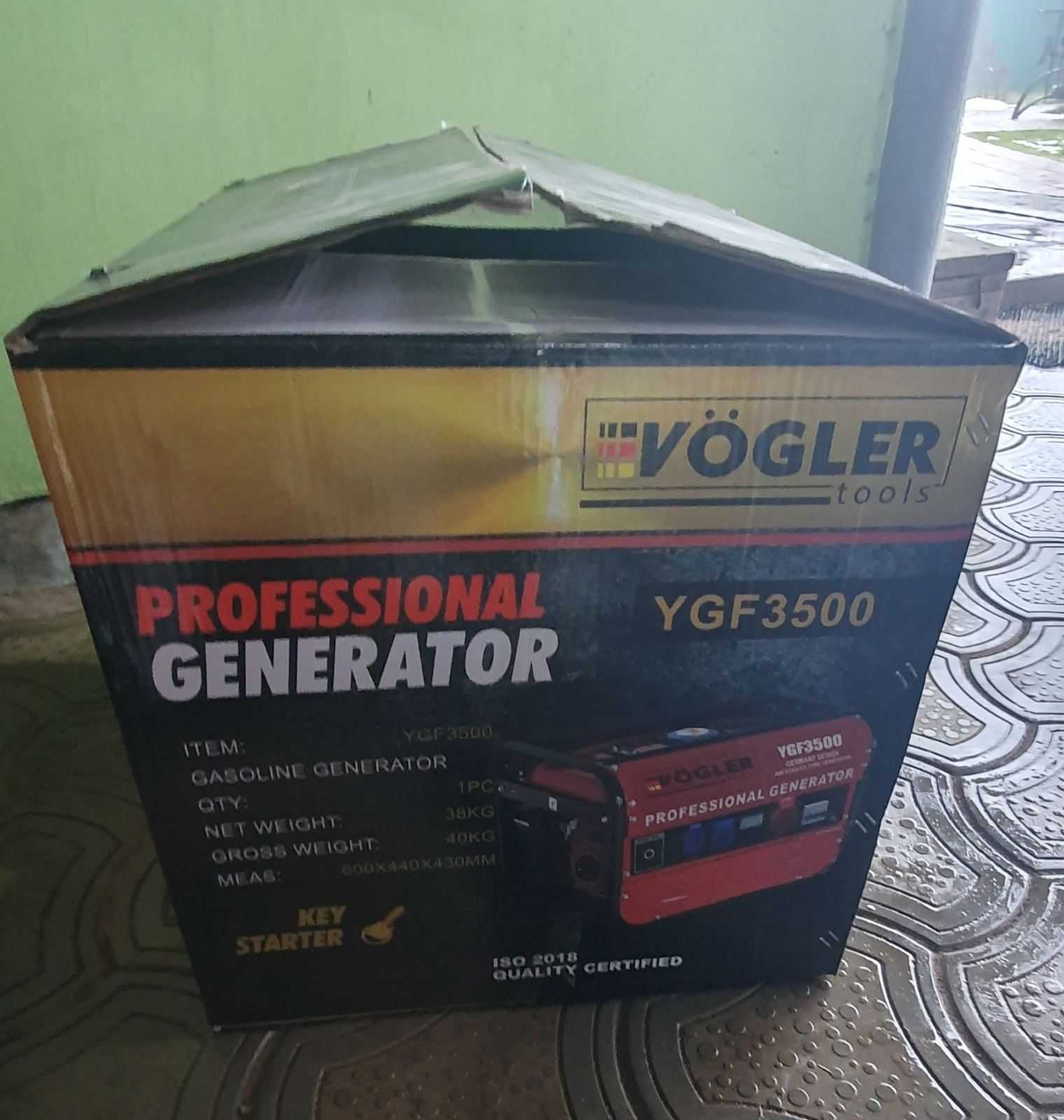 Новий генератор бензиновий Vogler Tools YGF3500 3,5кВт розпродаж