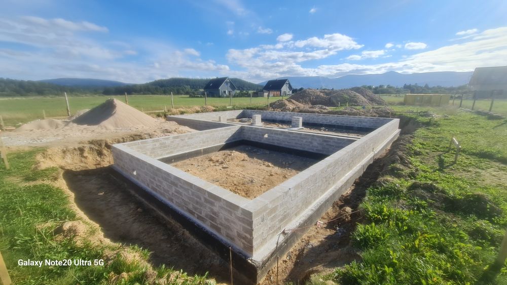 Budowa domów, przebudowa, montaż instalacji wod-kan, elektryczna