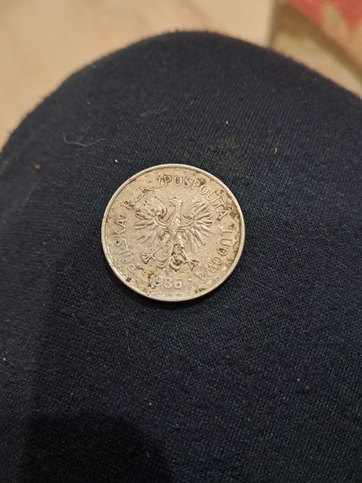 Moneta 1 Zl rok 1986